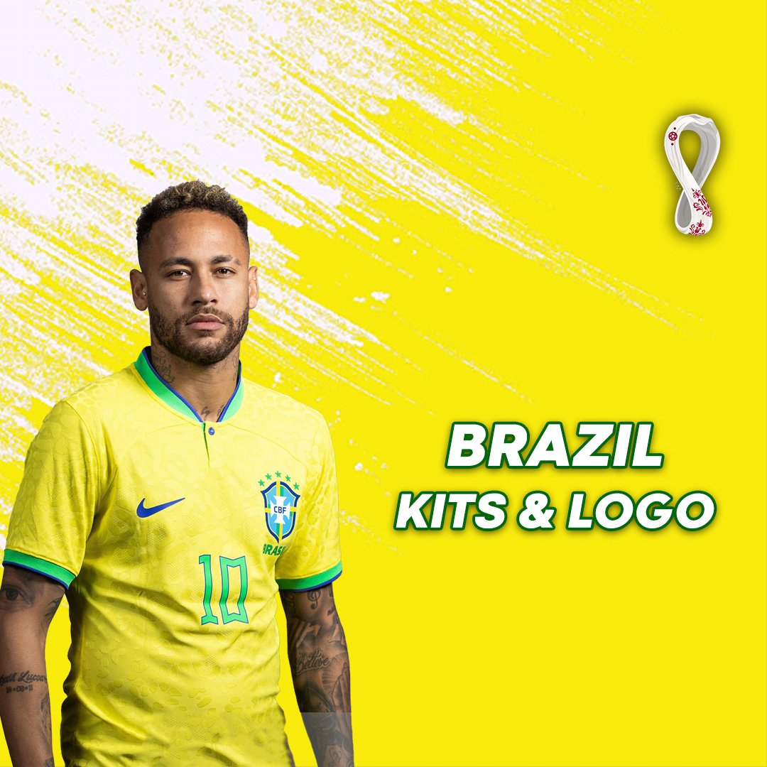 Brazil World Cup Kits & logo - DLS 23 - GGShop